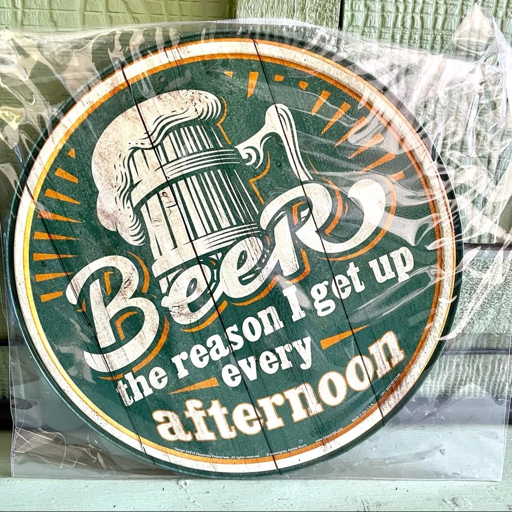 NEW Beer Metal Sign
